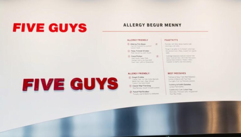 Five Guys Allergy Menu