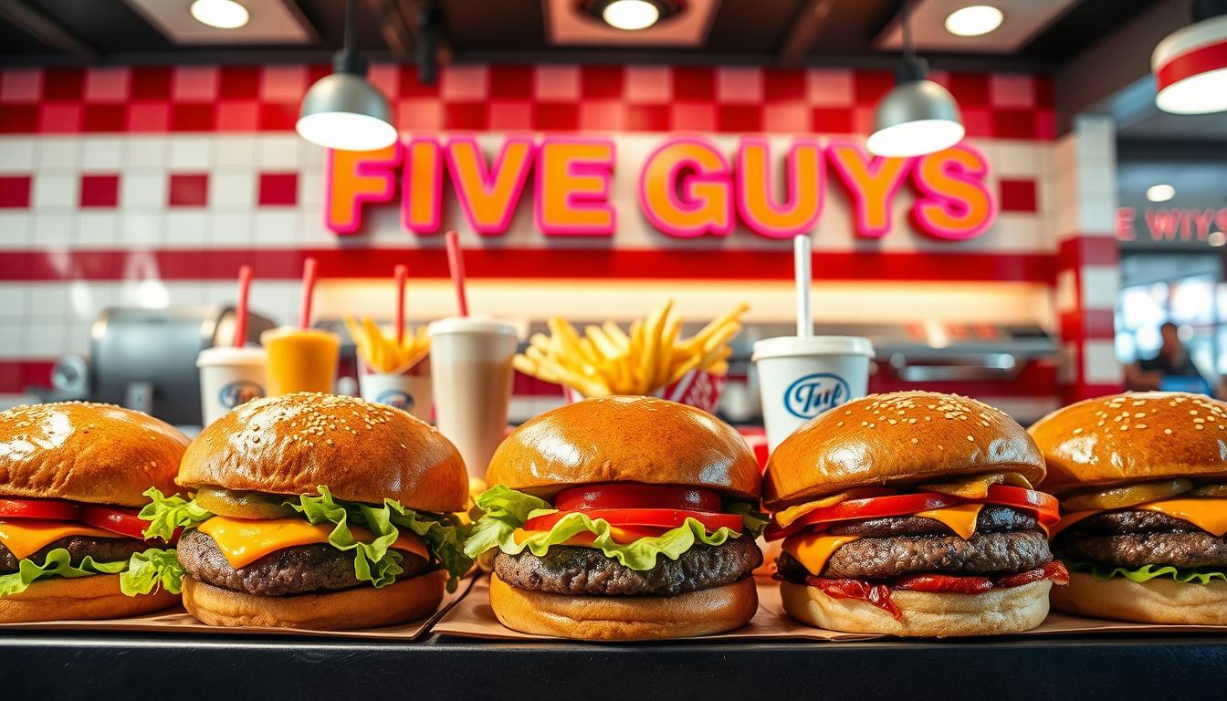 Five Guys Burger Menu