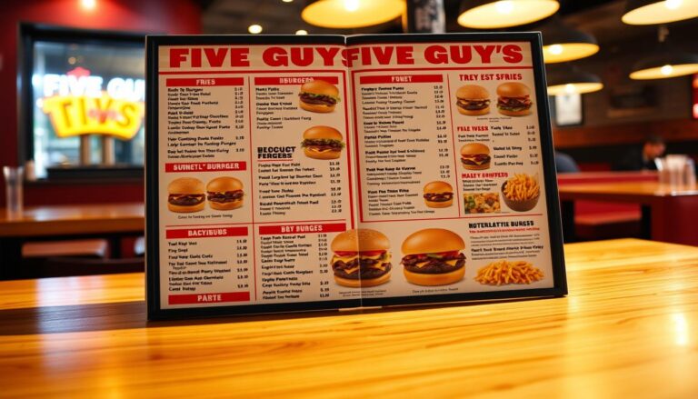 Five Guys Menu