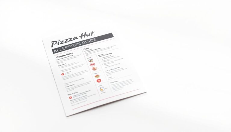 Pizza Hut Allergen Menu
