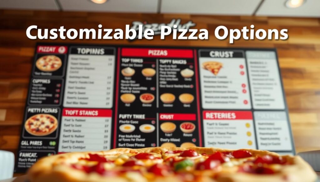 Pizza Hut Customization Options