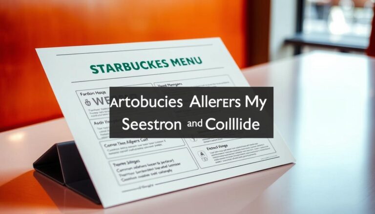starbucks allergen menu