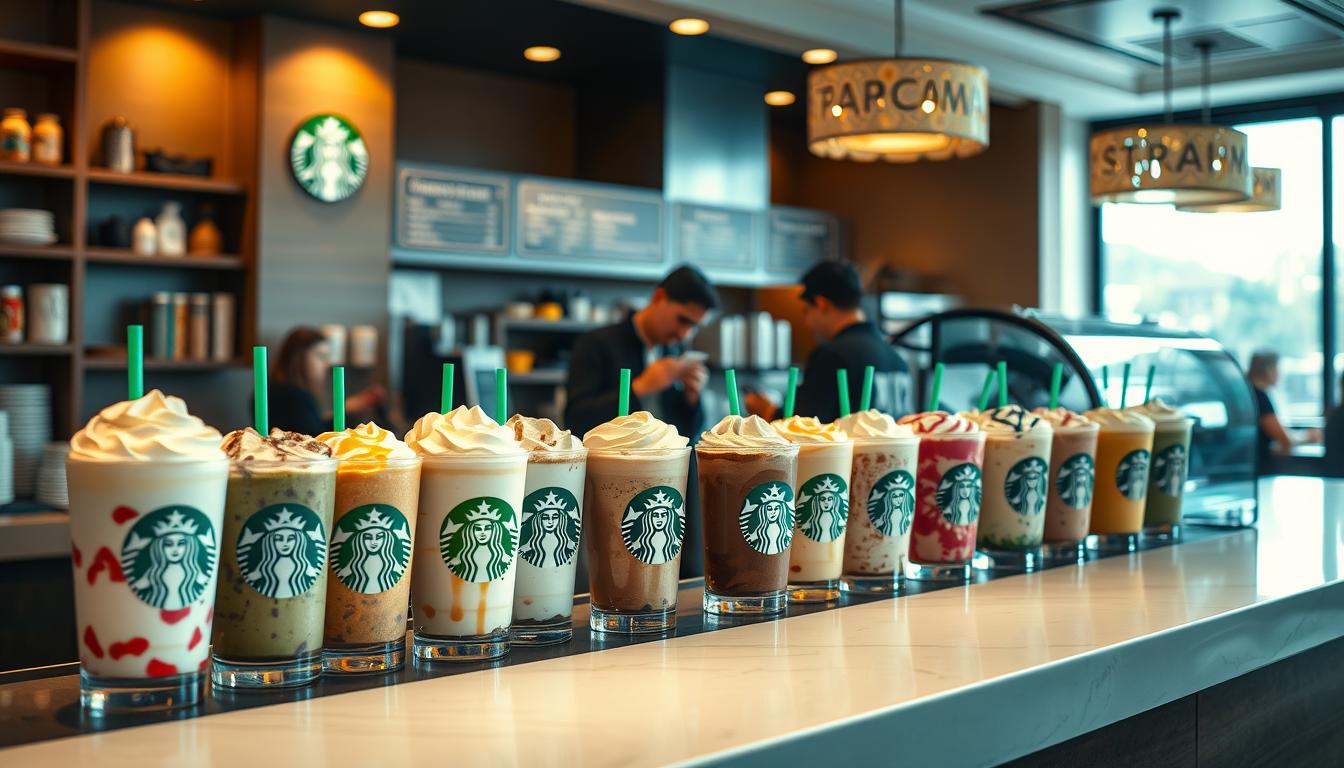 starbucks frappuccino menu