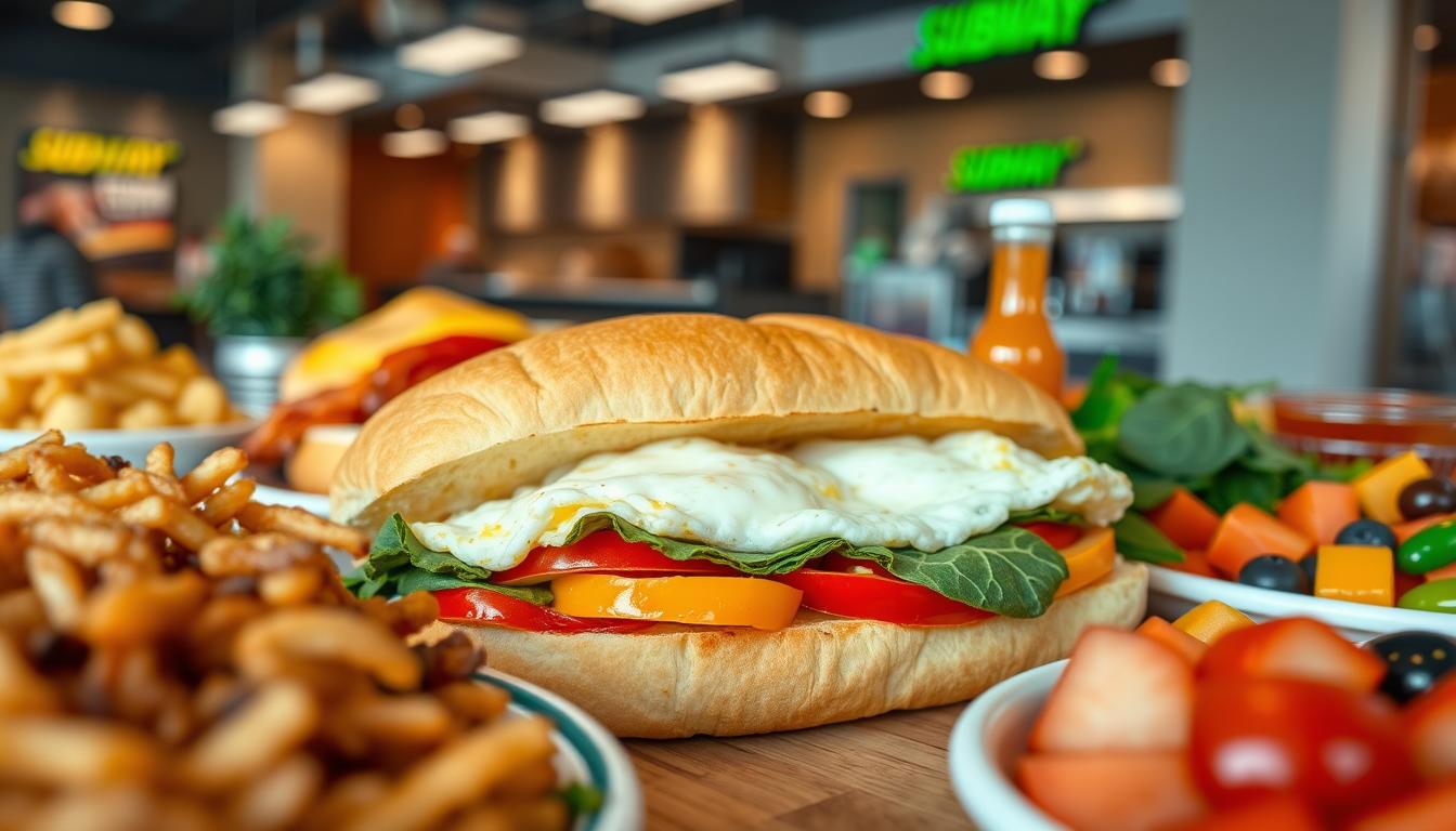 subway breakfast menu