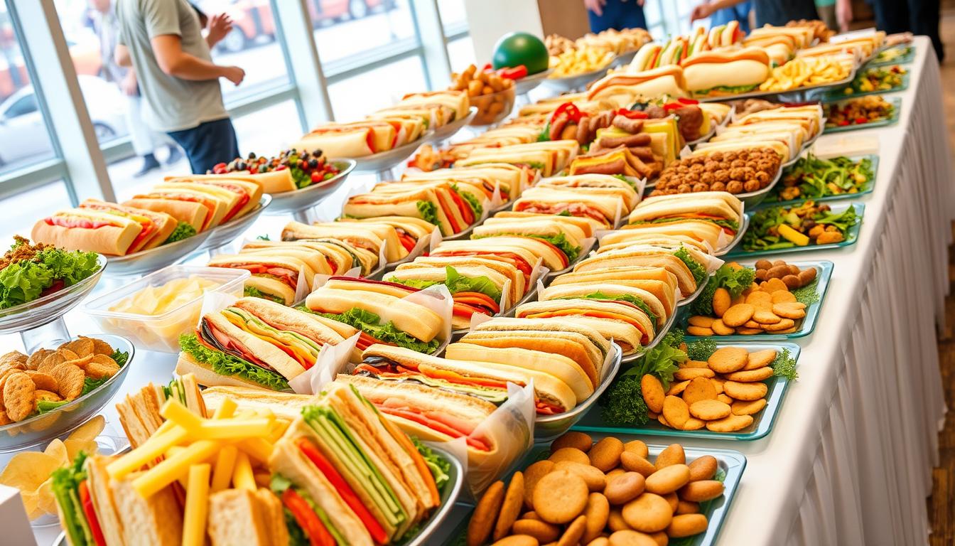 subway catering menu