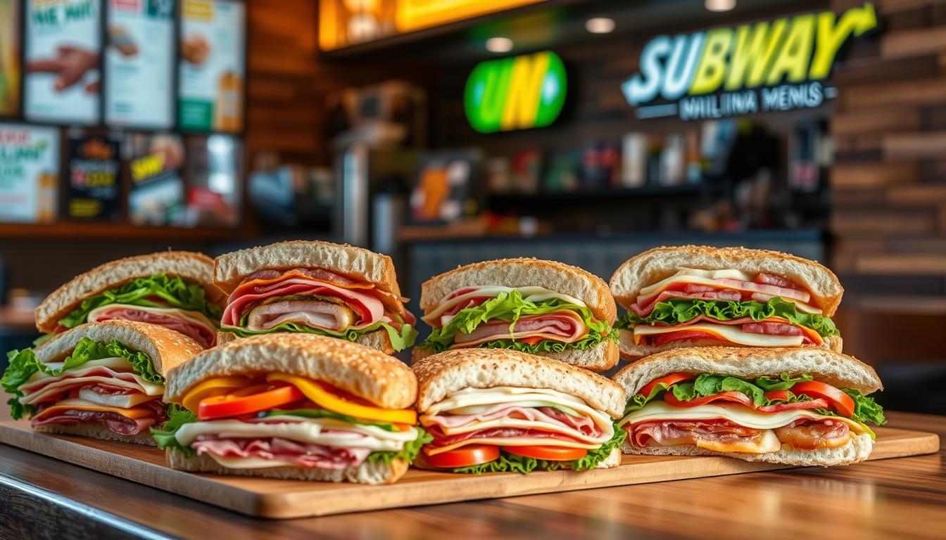 subway menu