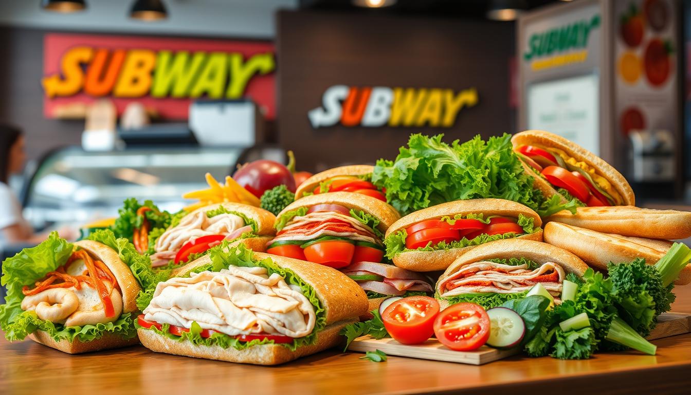 subway sandwich menu